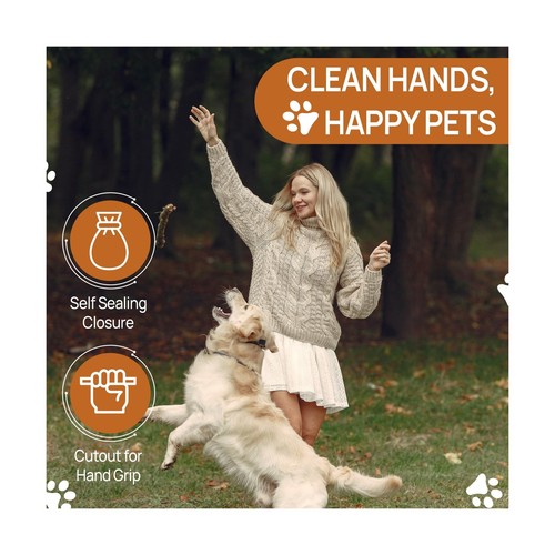 Dispoz-A-Scoop "Scoop-Seal-Dispose” Dog Pooper Scooper with Bag Attachment - Picture 6 of 7