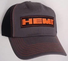 Hat Cap Licensed Hemi Patch Grey Black CF