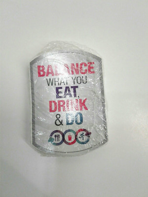 Coca Cola 143910 Decal 2x4 Balance What You Eat Drink & Do Peel & Stick Qty 50