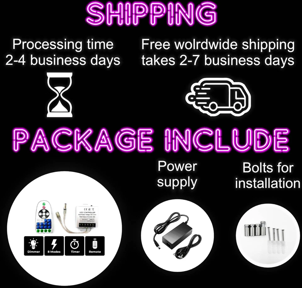 Outdoor Barbershop Open Neon Sign, Waterproof Led Open Sign for Business - Image 4 of 4