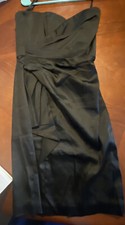little black Strapless dress, from white house black market, size 00
