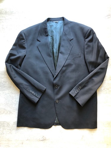 Cerruti 1881, Cerruti 1881 Mens Vintage Pure Wool Black Blazer