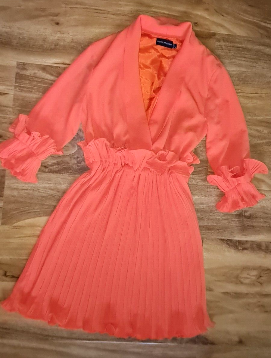 pleated dress Gold Pleated Dress Medium main image 0