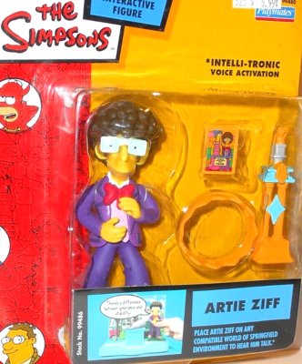 The SIMPSONS world of springfield ARTIE ZIFF 2004 series 16