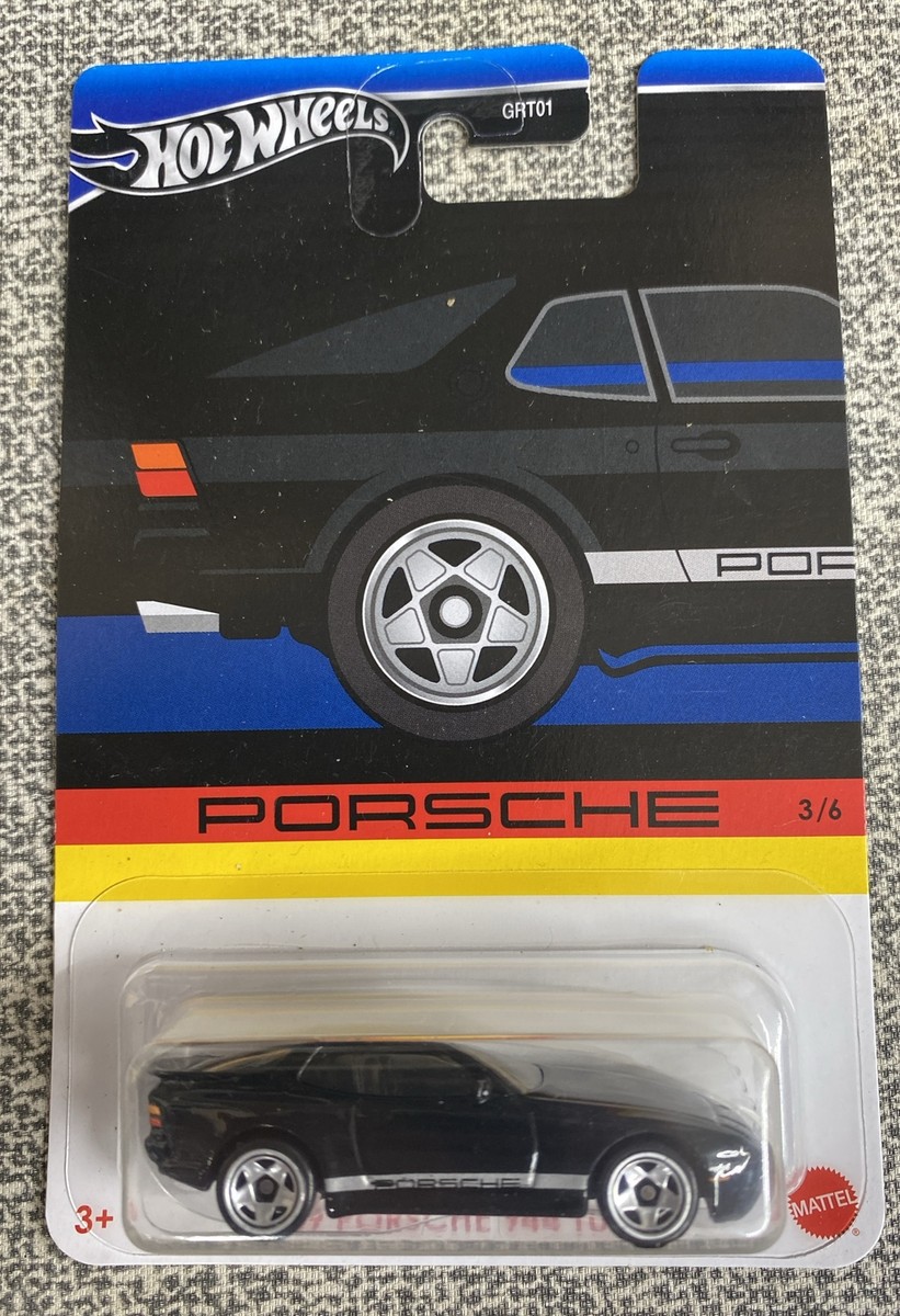 2024 Hot Wheels PORSCHE SERIES Black 1989 Porsche 944 Turbo 3/6