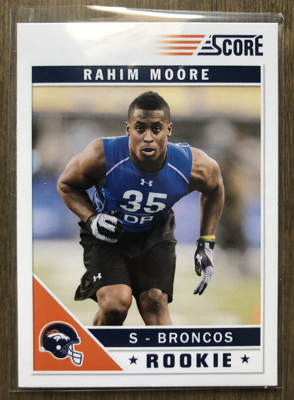 2011 Score Rahim Moore RC Denver Broncos #376 Rookie