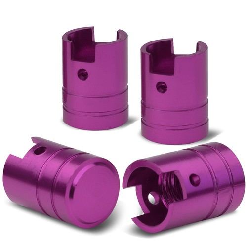 17x12MM ANODIZED ALUMINUM CAR TYRE/RIM AIR PORT PISTON VALVE STEM CAPS PURPLE eBay