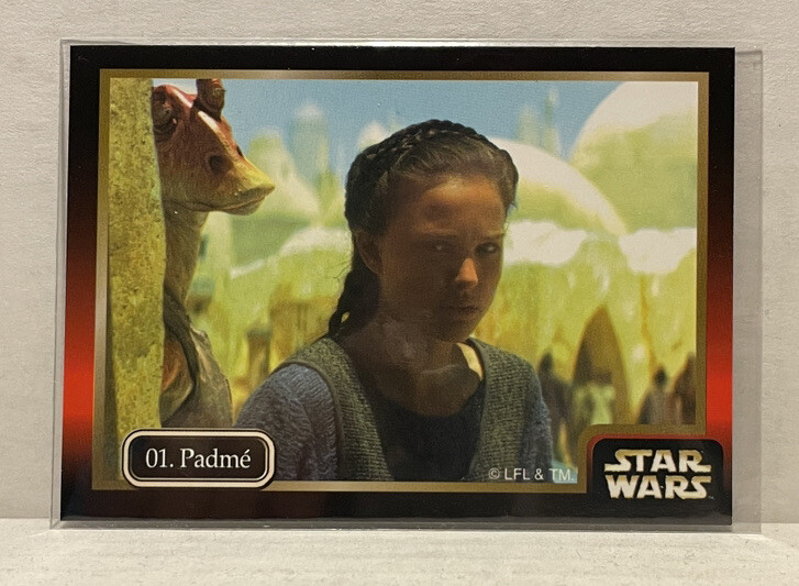 1999 iKon Star Wars Episode 1 “Hidden Glo” Back - Base Card #01 Padme - Picture 2 of 3
