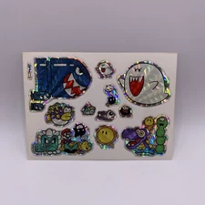 Vintage 1993 PVI Nintendo Mario Bros Character Prism Vending Machine Sticker (2)