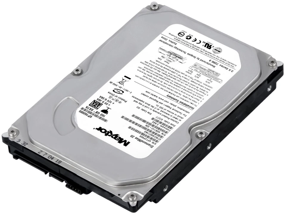 Disk Maxtor Diamondmax 20 STM3160211AS 6P160W0 160GB 7.2K 2MB SATA II 3.5 - Immagine 3 di 3