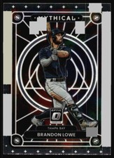 2022 Donruss Optic Brandon Lowe #MTH-16 Tampa Bay Rays