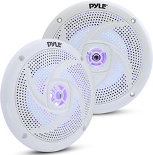 Low-Profile Waterproof Marine Speakers - 240W 6.5 Inch 2 Way 1 Pair Slim Style W