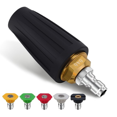 #ad Pressure Washer Spray Nozzle Power Washer Tips 4000 PSI Max Rotating with 5 ... $20.10