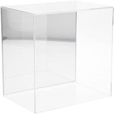 Plymor Brand Acrylic Display Case with No Base Mirrored , 9" W x 6" D x 9" H
