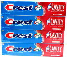 Crest Cavity Protection Toothpaste Regular Paste 8.2 oz – Pack of 4 0.67 per gallon