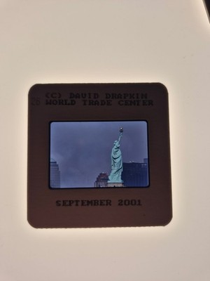 September 11,2001 Statue Of Liberty 35mm Color Slide TIME MAGAZINE IMAGE A981