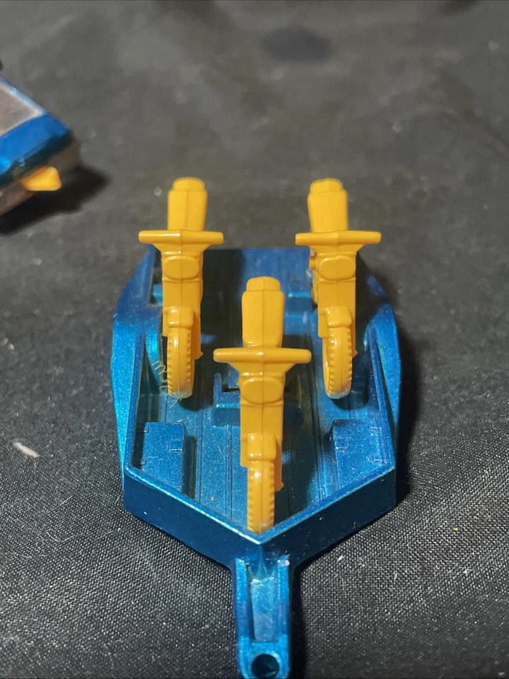 1971 “MINT” Matchbox Superfast Citroen S.M. STP Blue With Motorcycle And Trailer - Image 3 of 4