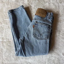 Vintage Little Levi's 550 Orange Tab Boys Relaxed Fit Jeans Size 5
