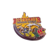 Disney Parks Big Thunder Mountain Railroad Mickey Goofy Trading Pin Frontierland