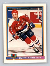 1991-92 Bowman #307 Dmitri Khristich Washington Capitals