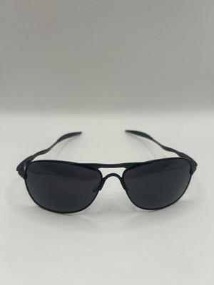 New Oakley Crosshair OO4060 Polarized Sunglasses Satins Carbon Matte Black Lense