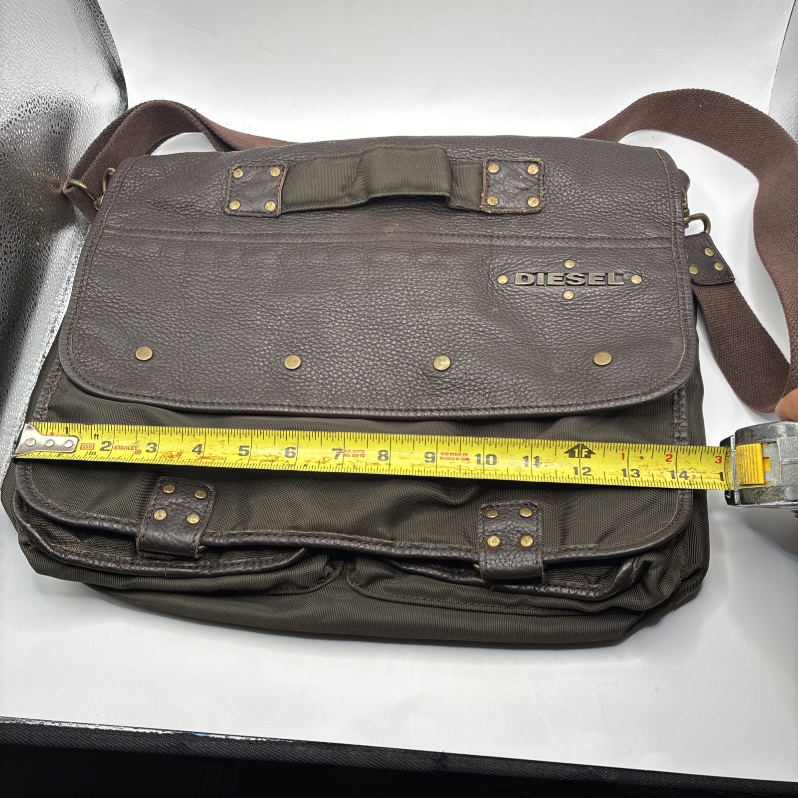 Vintage Diesel Messenger Bag Y2K Archive Utility Tech… - Gem