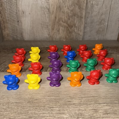   Math Counters Didactic Teddy Bear Assorted Colors DIDAX 96 Pcs Classroom