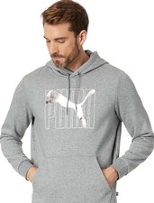 SUPER SALE Puma Ess Logo Lab Holiday Hood Mens Hoodie 67592403 