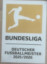 BUNDESLIGA BADGE PATCH LOGO GERMAN FOOTBALL CHAMPION 25/26 BAYERN MUNICH WOW