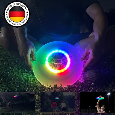 RGB Flying Disc 175Gramm Sport Disc Wiederaufladbare LED Light-up Flying LED