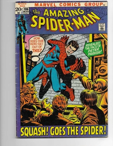 Amazing Spider-Man 106 1972 Marvel Comics VG+ 4.5 National Diamond Sales Variant