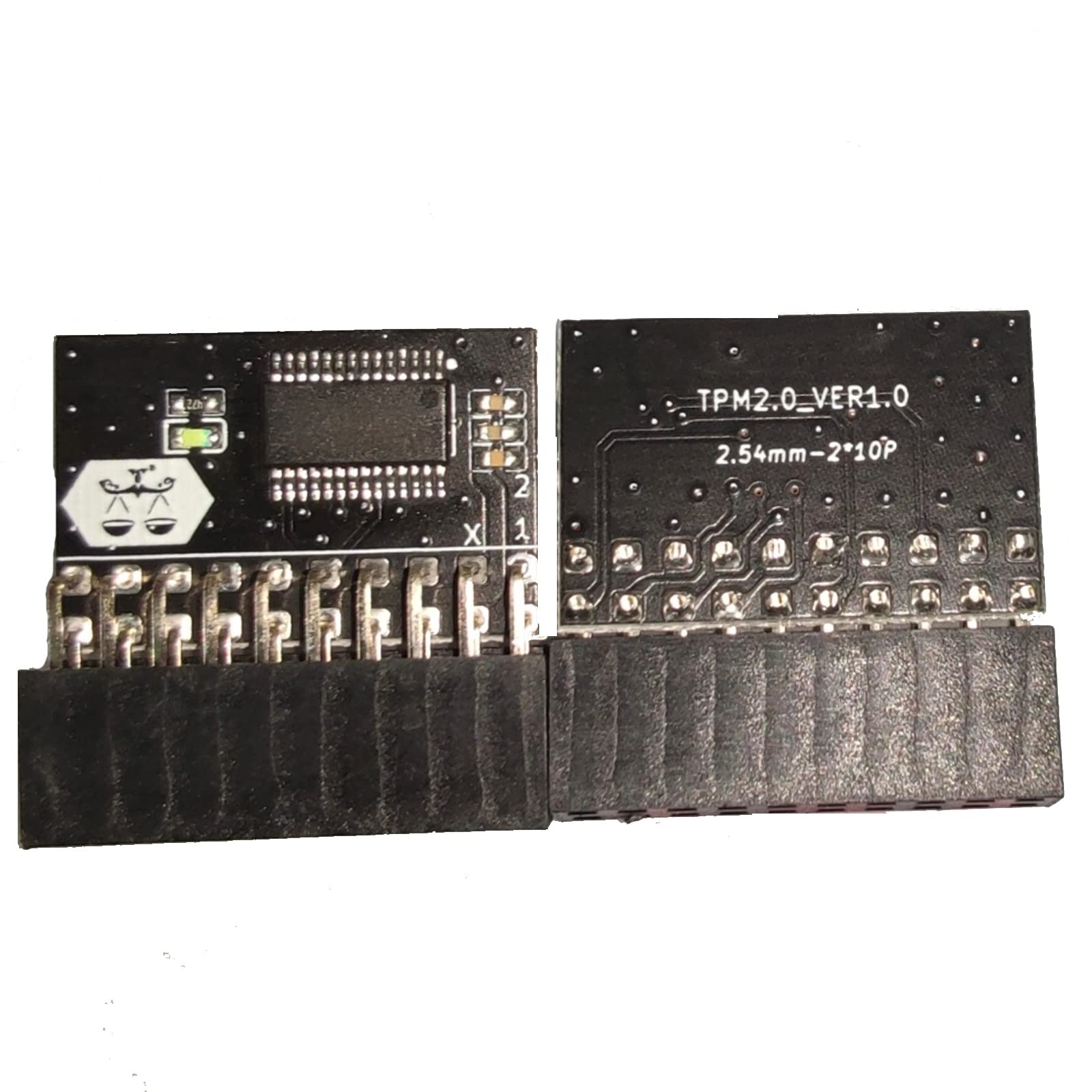 Module TPM 2.0 20-1 broches LPC haute précision avec connecteur 2x10P