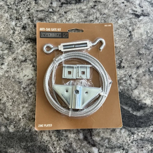 Everbilt Anti-Sag Gate Kit, 15469, Zinc Plated 