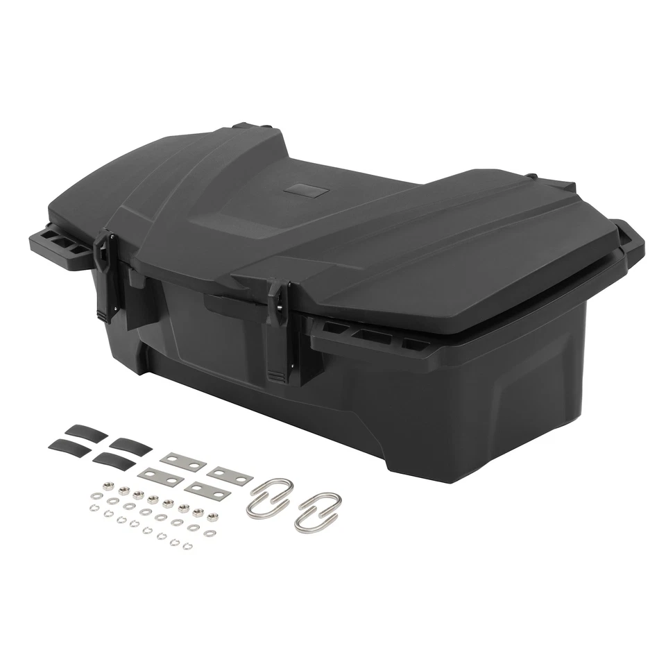 For Yamaha Kawasaki Honda w/ 0.75"-1" Rear Rack Tube Storage Trunk Box Cargo Box - Image 3 of 4