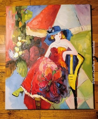 ''JASMINE'' ORIGINAL OIL PAINTING-IN THE STYLE OF TARKAY-MAIMON SIGNED 20''x 24''