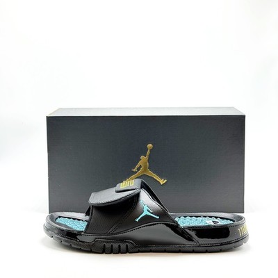 *NEW* Men NIKE Air Jordan Hydro XI Black / Gamma Blue (FN2452 047)  