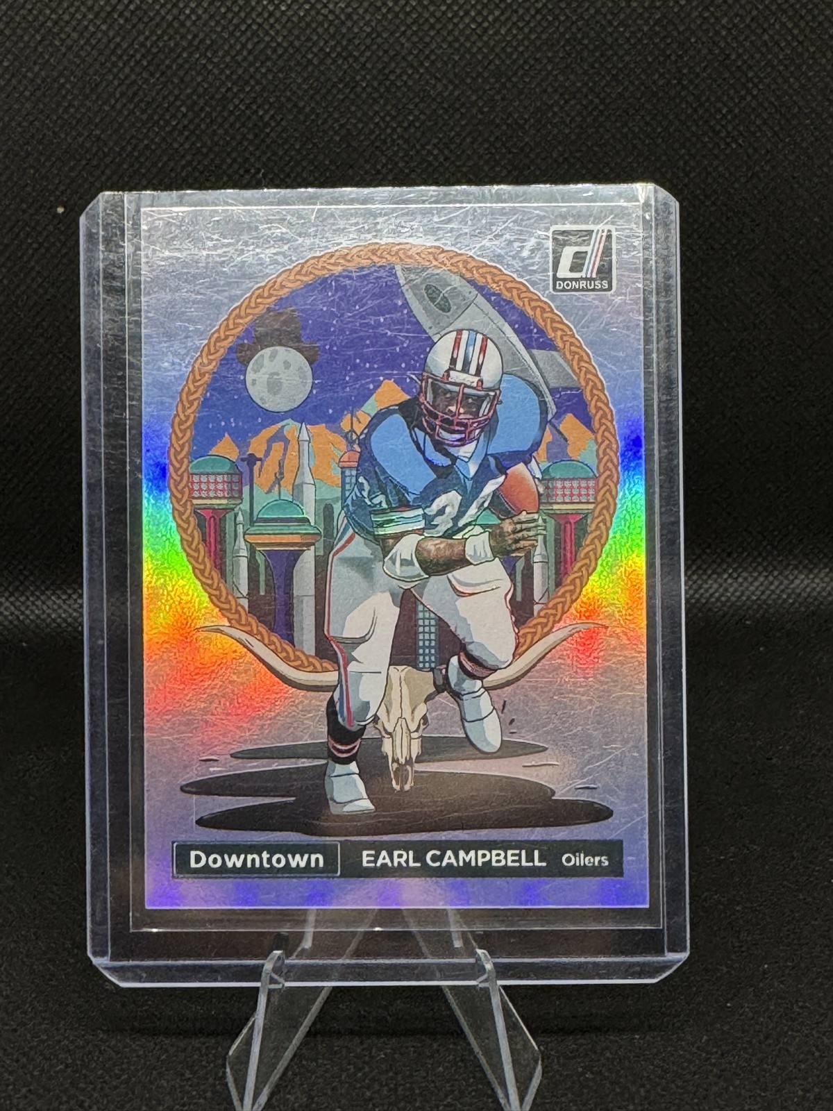 2022 Panini Clearly Donruss - Downtown Earl Campbell #DT-EC