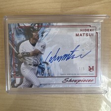 2025 Topps Museum Hideki Matsui Showpieces On card Auto 1/5 Yankees Legend#SA-HM