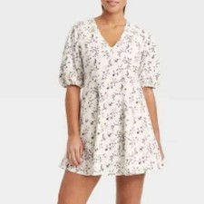 Universal Thread Bell Elbow Mini Floral Dress Size XS - NEW with TAGS