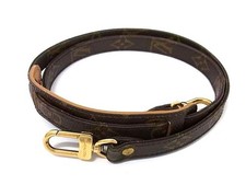 LOUIS VUITTON Monogram Bag Shoulder Strap Brown FR9964