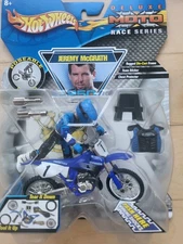 Jeremy McGrath Yamaha Die Cast Deluxe Moto Series 250 Class With Figure NIB