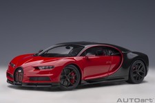 Bugatti Chiron Sport (Italian red/carbon) 1/18 AUTOart 70996