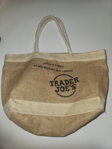 Trader Joe’s Mini Jute Tote Bag HTF - Rare