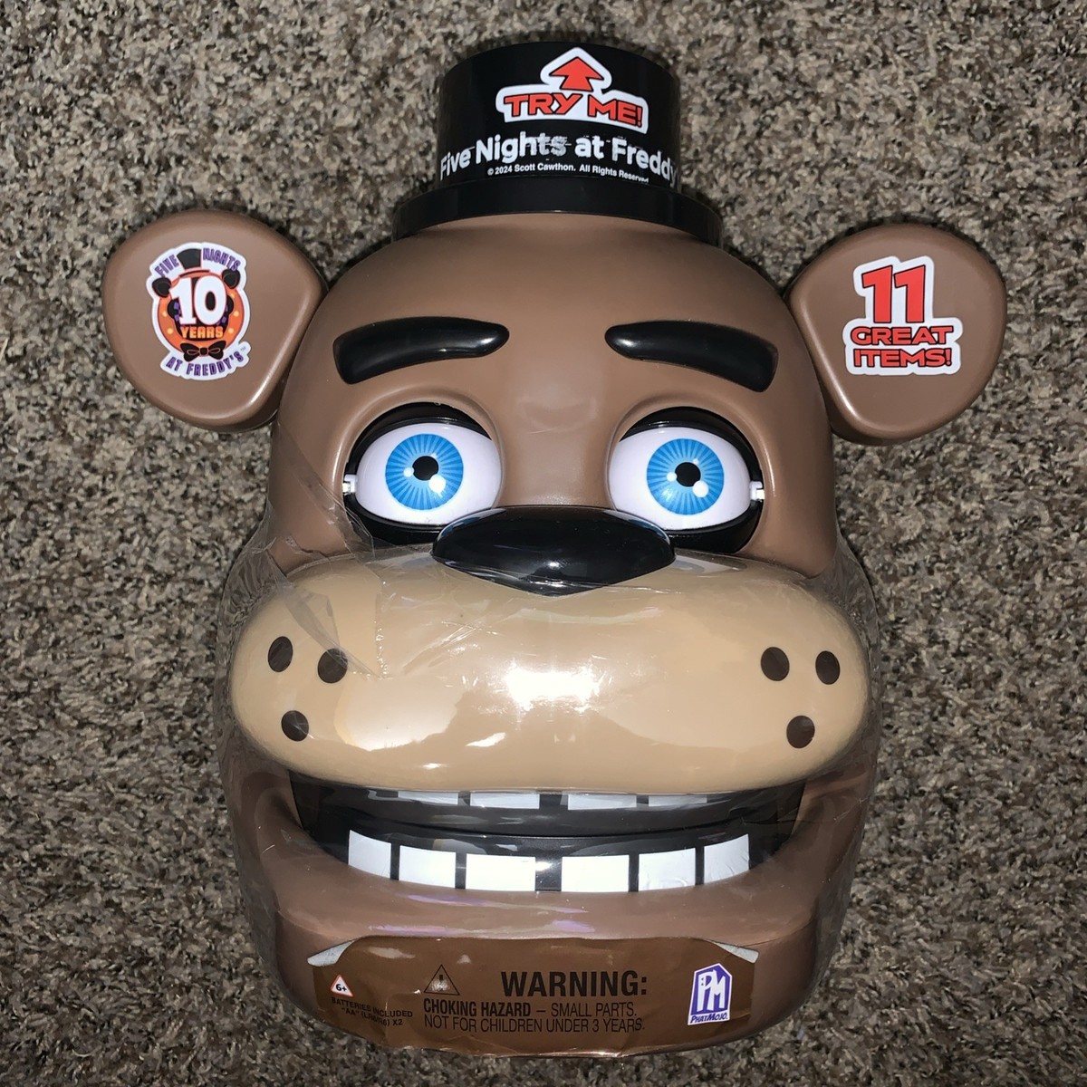 Five Nights At Freddy's 10th Anniversary Animatronic Head Mystery