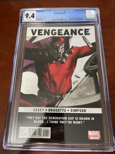 Vengeance #1 (2011) CGC 9.4 1st App of America Chavez
