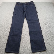 Dickies Jeans Mens 32x32 Blue Denim Carpenter Workwear Baggy New