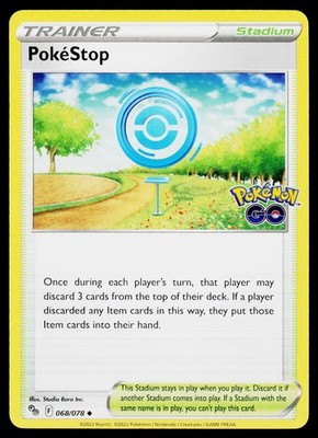 PokeStop 068/078 Uncommon Pokemon GO Pokemon Near Mint