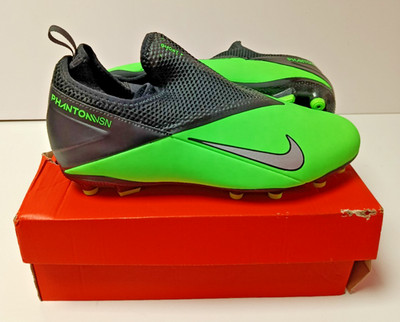  Nike Phantom Vision 2 Academy DF FG/MG Fußballschuhe - grün/schwarz - UK 5,5