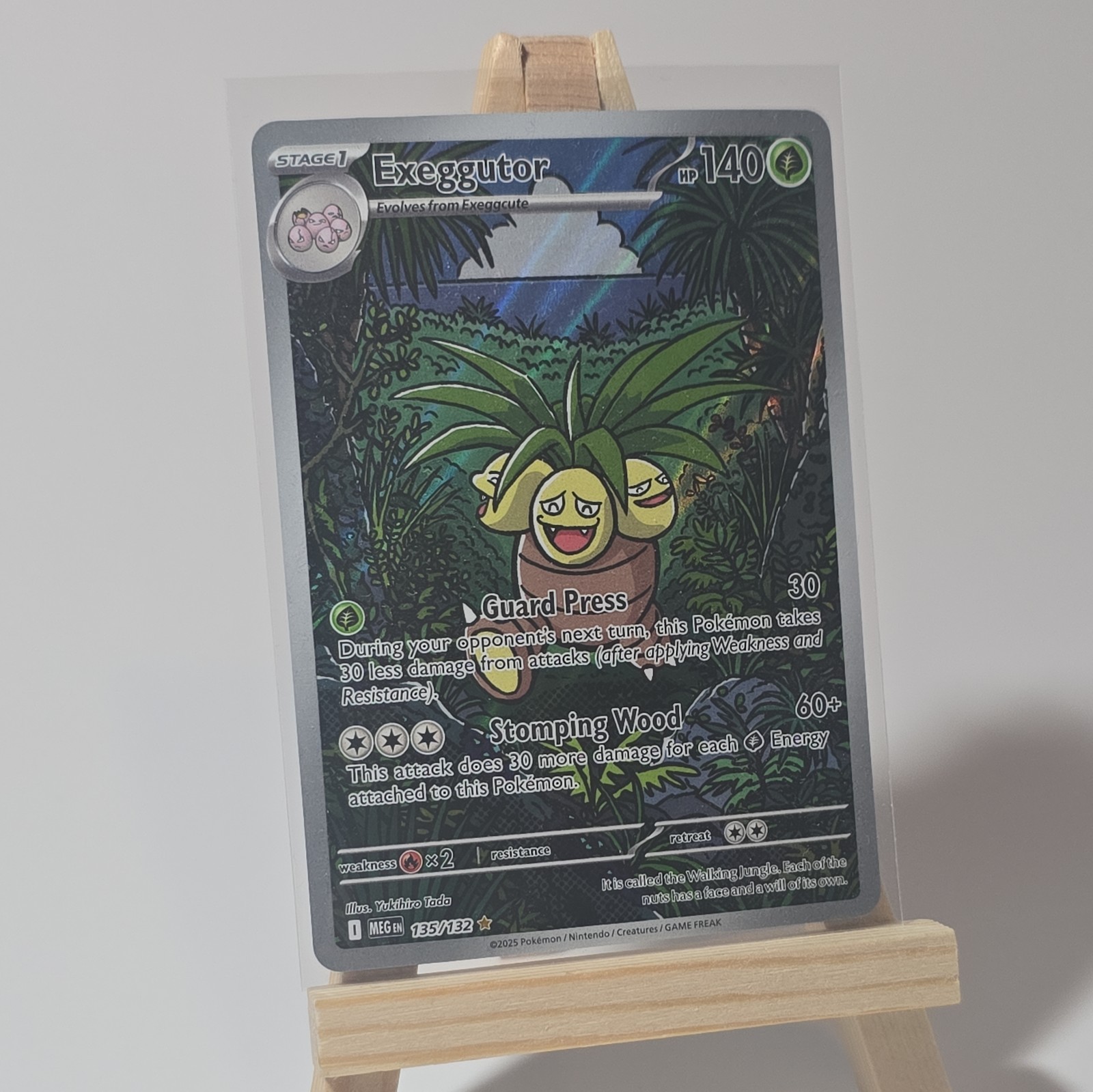 Exeggutor 135/132 Illustration Mega Evolution, Near Mint Condition