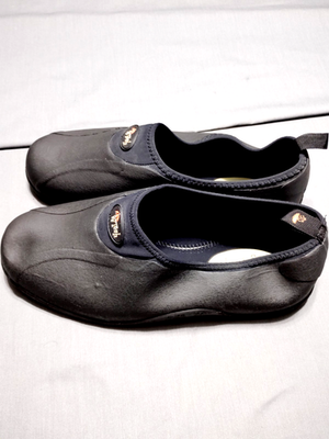 NWOT Tosh Overshoe Pull On Galosh 11-11.5 M Black Vulcanized Rubber (7164) Tingley Workbrutes Black Non-Slip Overshoe Unisex Extra  main image 3